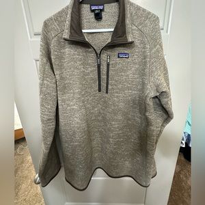 Patagonia men’s half zip fleece xlarge